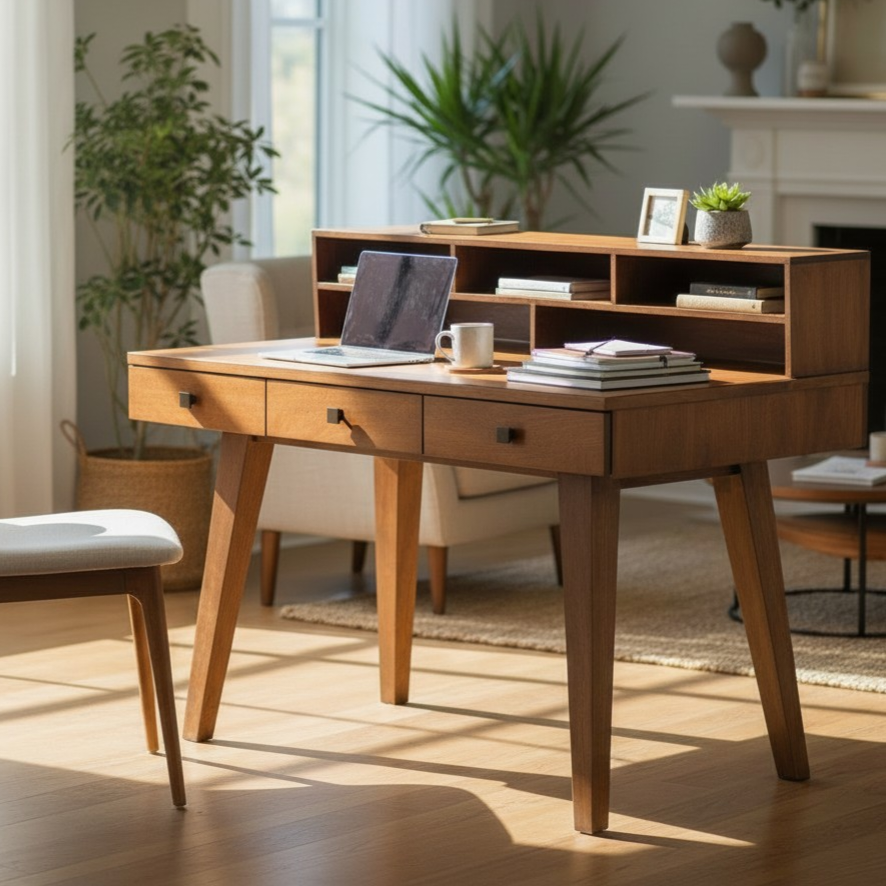 Escritorio barce okume